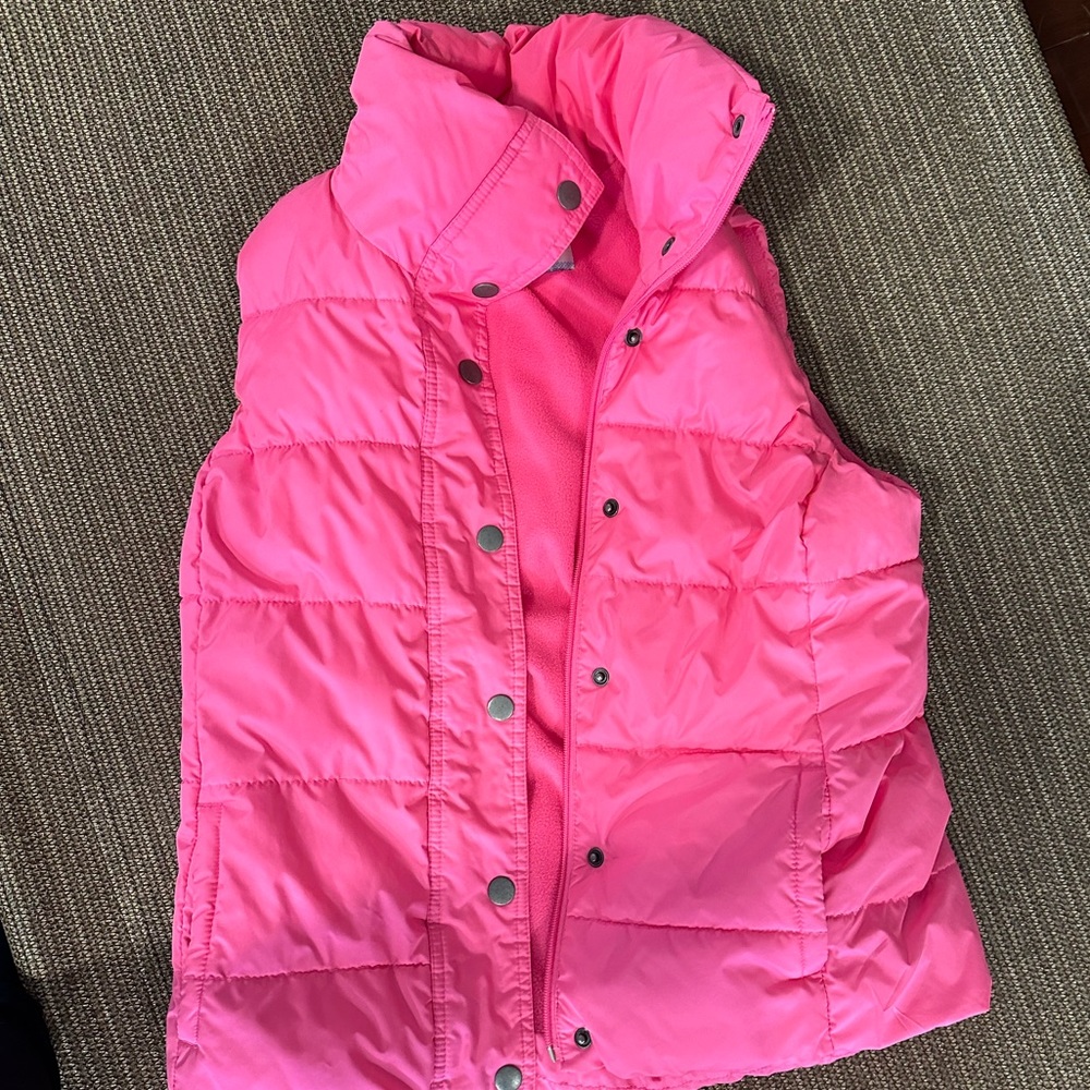 Hot Pink Old Navy Puffer Vest